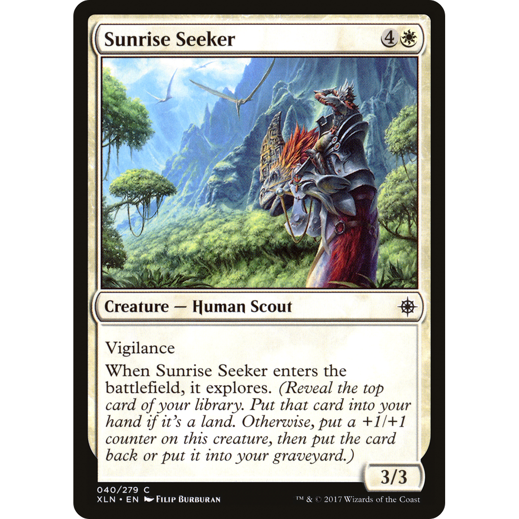 Sunrise Seeker (XLN-040) - Ixalan Foil