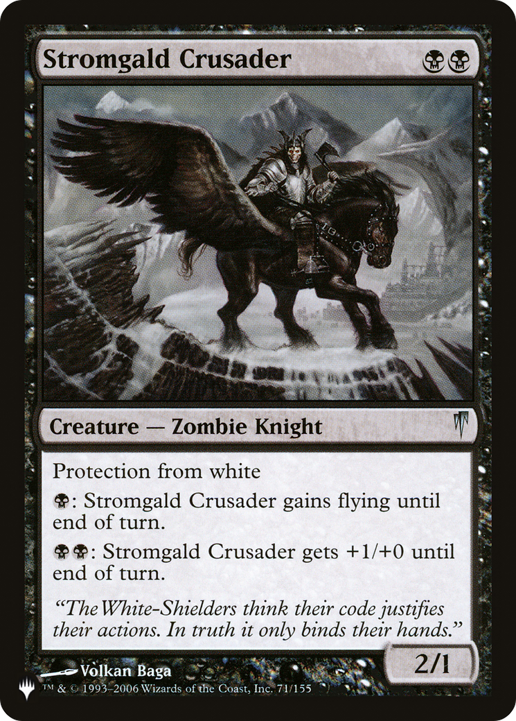 Stromgald Crusader (LIST-71/155) - The List