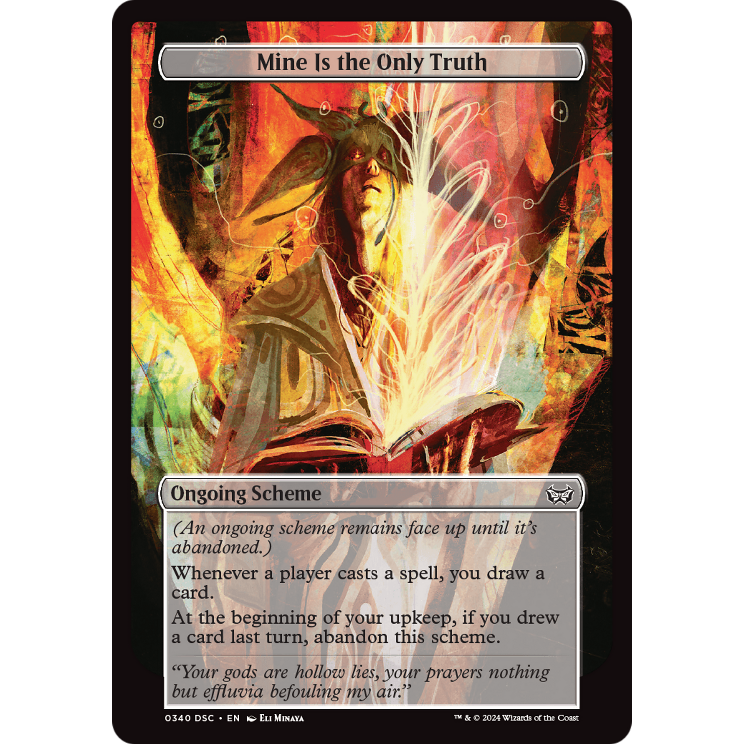 Mine Is the Only Truth (A:DSC-340) - Duskmourn: House of Horror Commander