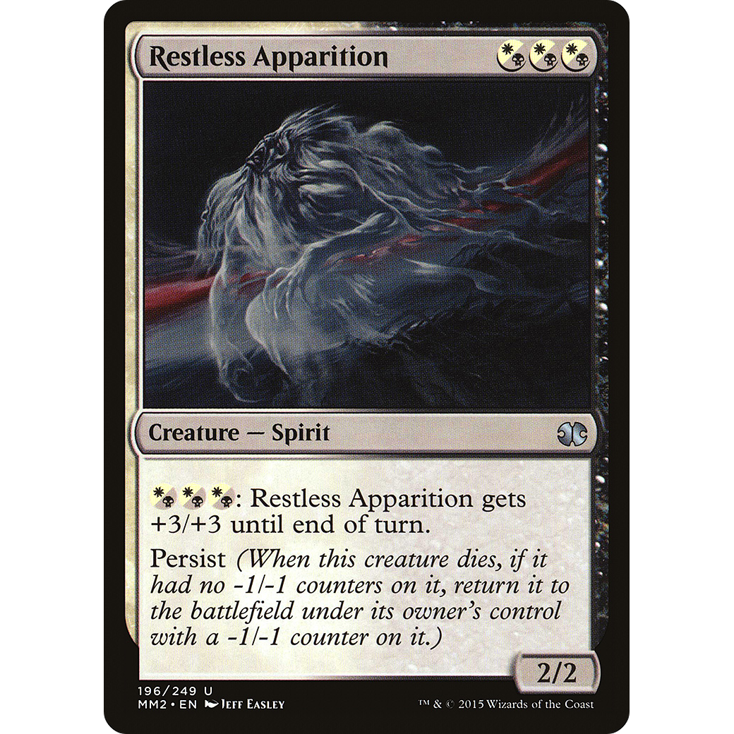 Restless Apparition (MM2-196) - Modern Masters 2015 Foil