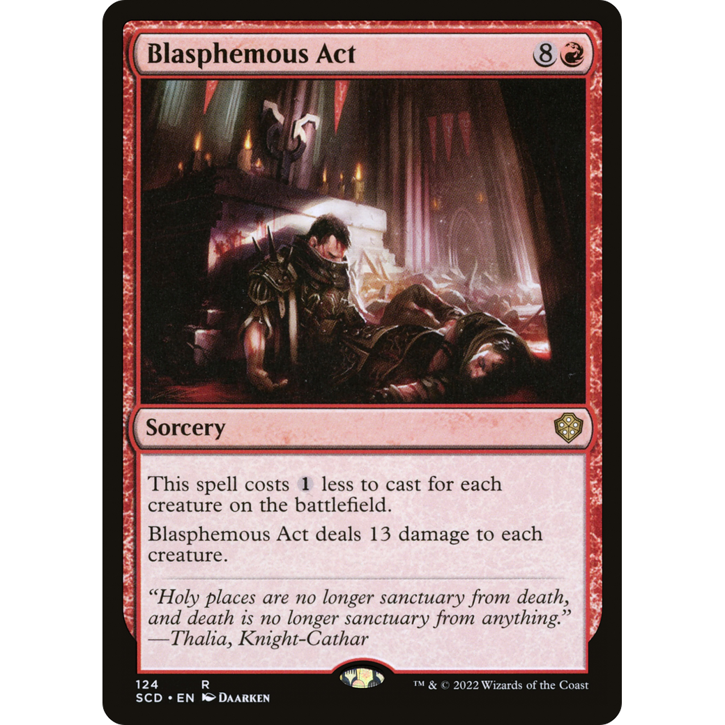 Blasphemous Act (SCD-124) - Starter Commander Decks