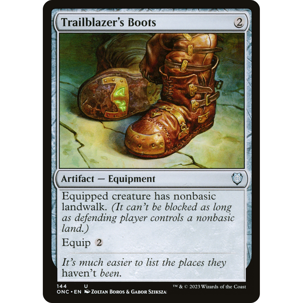 Trailblazer's Boots (ONC-144) - Phyrexia: All Will Be One Commander