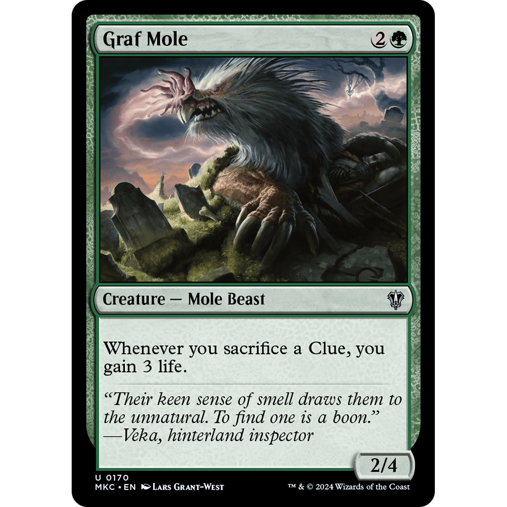 Graf Mole (MKC-170) - Murders at Karlov Manor Commander