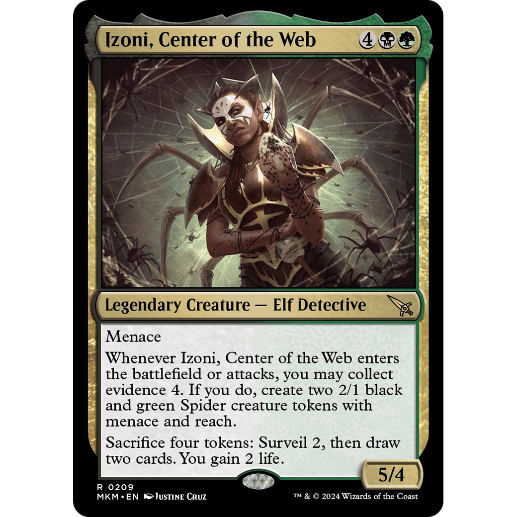 Izoni, Center of the Web (MKM-209) - Murders at Karlov Manor Foil