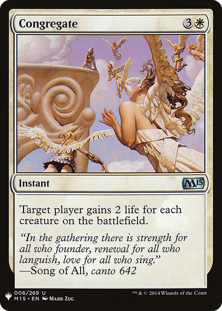 Congregate (LIST-006) - The List