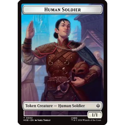 Human Soldier // Treasure (0013) Double-Sided Token (HOB-2 // 13) - The Hobbit Foil