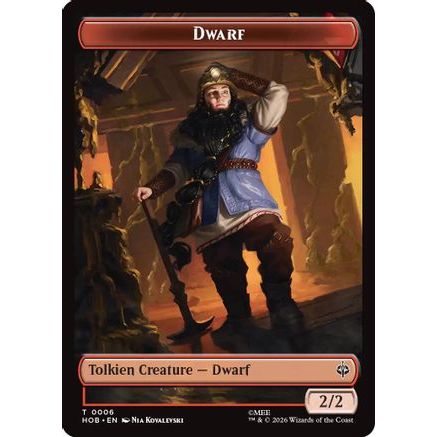 Dwarf // Enduring Story Double-Sided Token (HOB-6 // 14) - The Hobbit