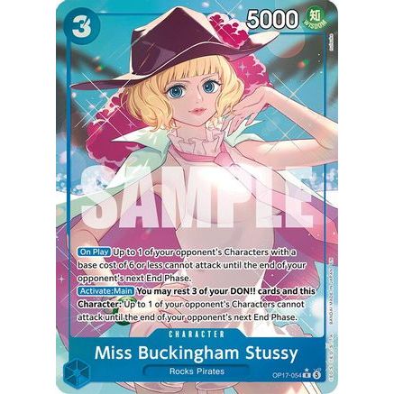 Miss Buckingham Stussy (Alternate Art) (OP17-054) - The World's Strongest Warriors Foil