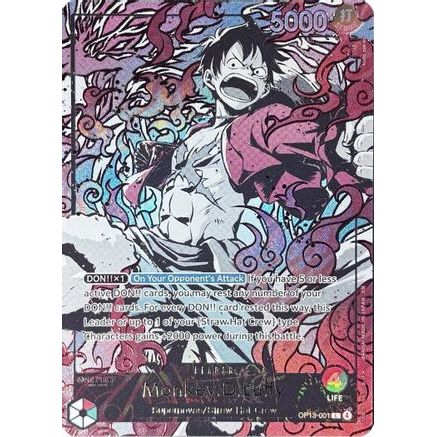 Monkey.D.Luffy (English Version 3rd Anniversary Set) (OP13-001) - One Piece Promotion Cards Foil