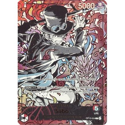 Sabo (English Version 3rd Anniversary Set) (OP13-004) - One Piece Promotion Cards Foil