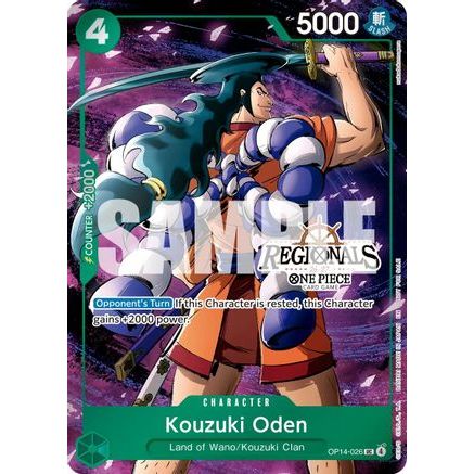 Kouzuki Oden (Regional Participation Pack 2026 Vol.2) (OP14-026) - One Piece Promotion Cards Foil