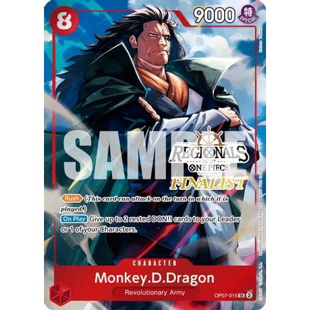 Monkey.D.Dragon (Regionals Finalist Card Set 26-27 Vol.2) (OP07-015) - One Piece Promotion Cards Foil