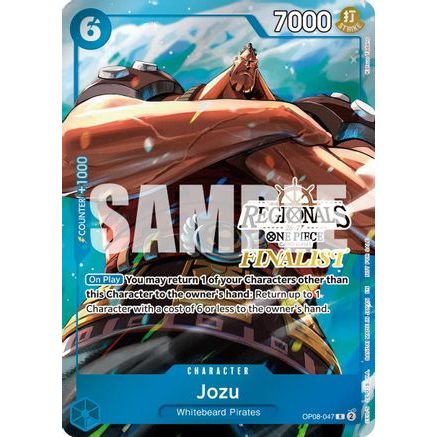 Jozu (Regionals Finalist Card Set 26-27 Vol.2) (OP08-047) - One Piece Promotion Cards Foil