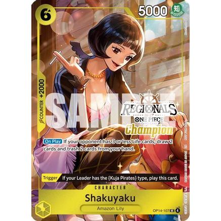 Shakuyaku (Regionals Champion Card Set 26-27 Vol.2) (OP14-107) - One Piece Promotion Cards Foil