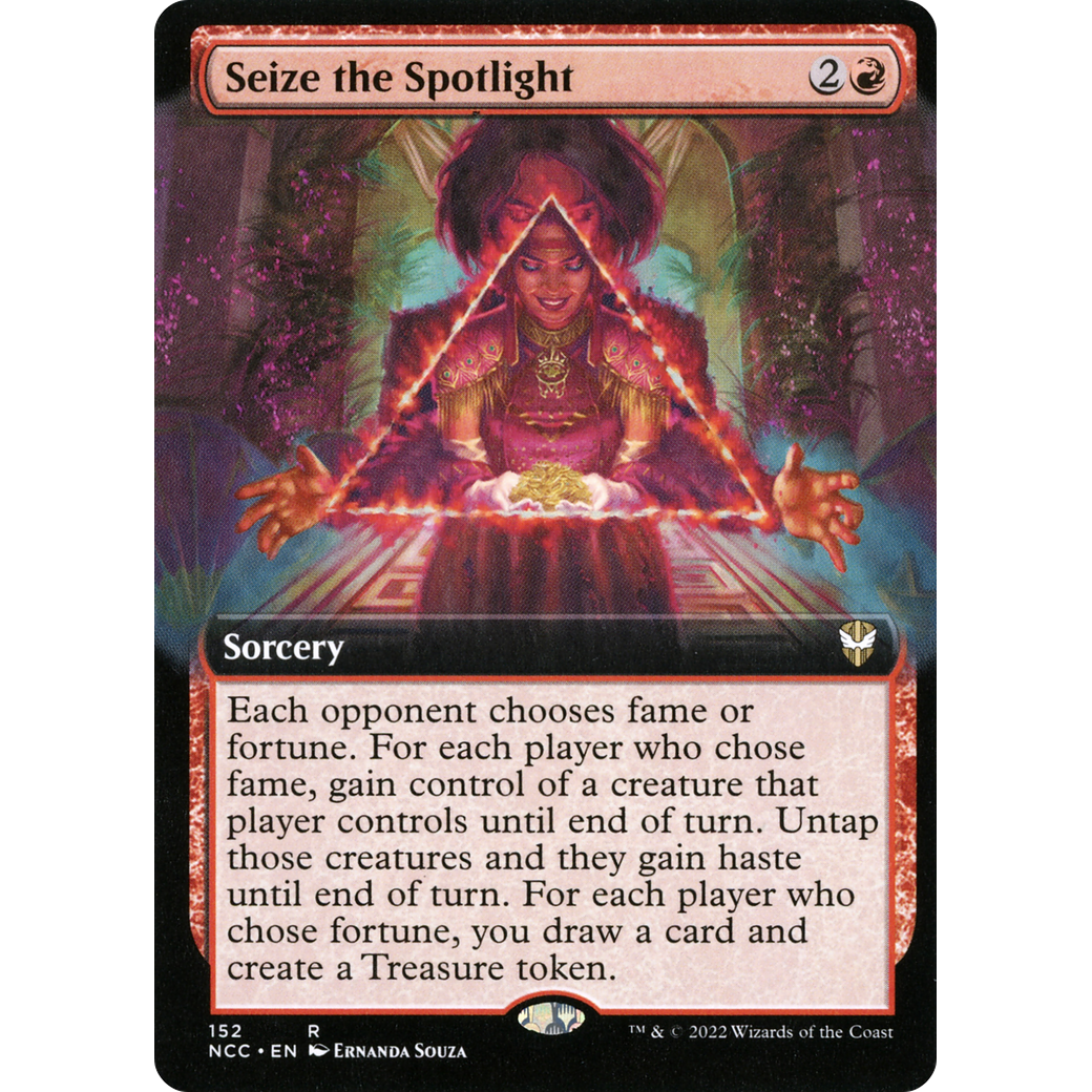 Seize the Spotlight (Extended Art) (NCC-152) - New Capenna Commander: (Extended Art)