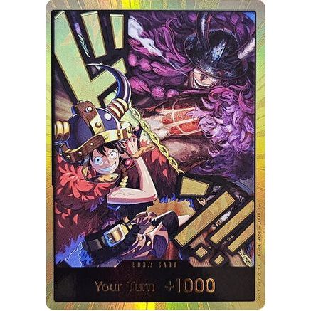 DON!! Card (Alternate Art) (Luffy and Loki) (Gold) - The World's Strongest Warriors Foil