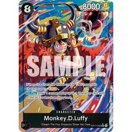 Monkey.D.Luffy (093) (Alternate Art) (OP17-093) - The World's Strongest Warriors Foil