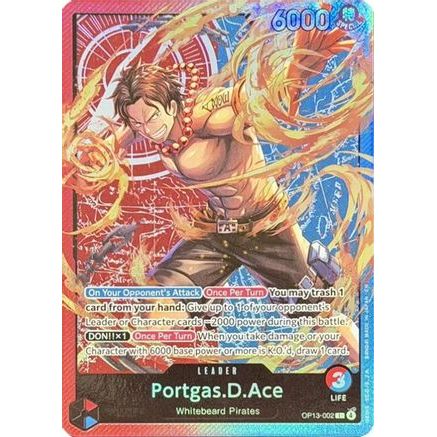 Portgas.D.Ace (Sound Loader Ace and Sabo Edition 2026) (OP13-002) - One Piece Promotion Cards Foil