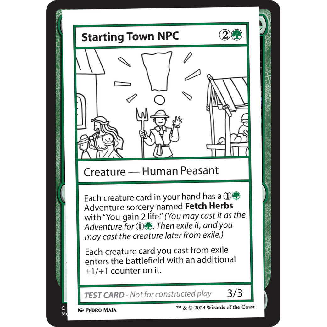 Starting Town NPC (MB2PC-) - Mystery Booster 2