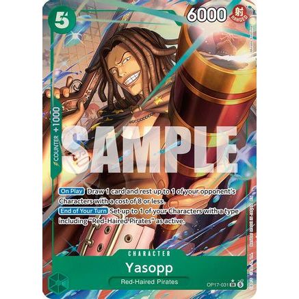 Yasopp (Alternate Art) (OP17-031) - The World's Strongest Warriors Foil