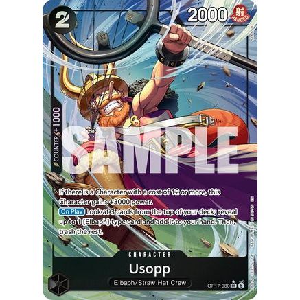Usopp (Alternate Art) (OP17-080) - The World's Strongest Warriors Foil