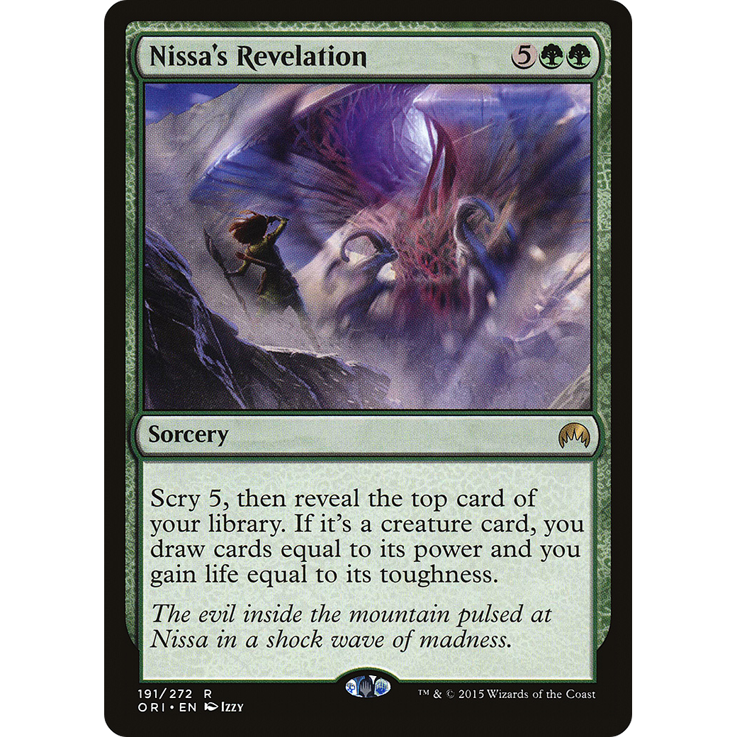 Nissa's Revelation (ORI-191) - Magic Origins Foil