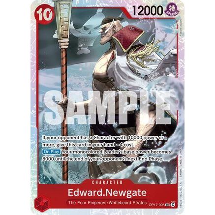 Edward.Newgate (005) (OP17-005) - The World's Strongest Warriors Foil