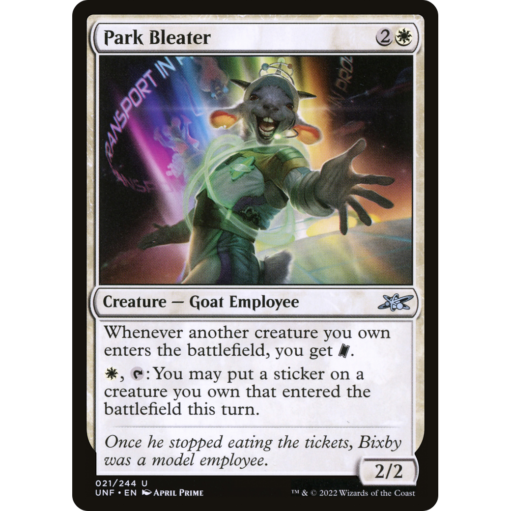 Park Bleater (UNF-021) - Unfinity Foil