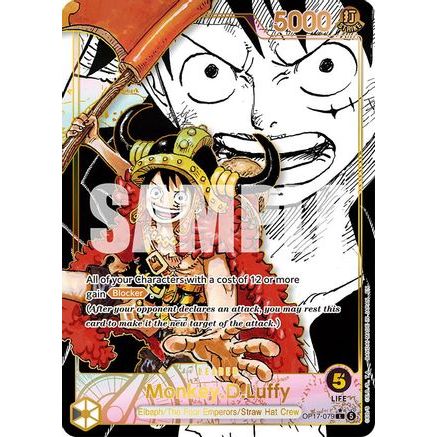 Monkey.D.Luffy (079) (Super Leader Alternate Art) (OP17-079) - The World's Strongest Warriors Foil