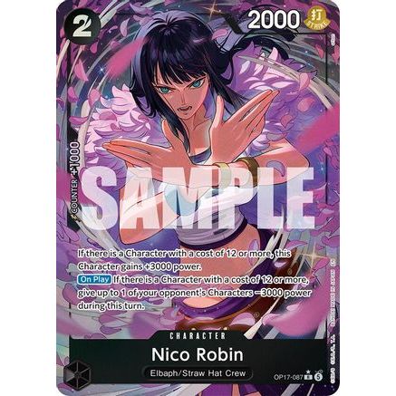 Nico Robin (Alternate Art) (OP17-087) - The World's Strongest Warriors Foil