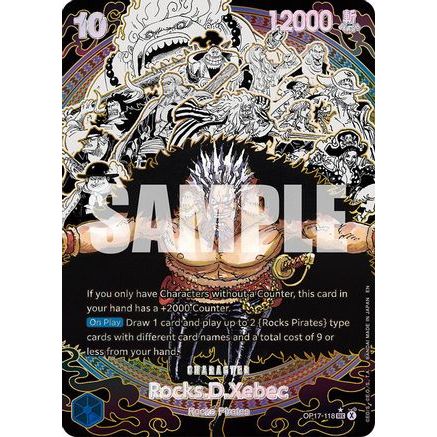 Rocks.D.Xebec (118) (Super Alternate Art) (OP17-118) - The World's Strongest Warriors Foil