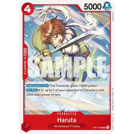 Haruta (OP17-009) - The World's Strongest Warriors