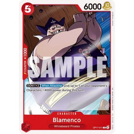 Blamenco (OP17-011) - The World's Strongest Warriors