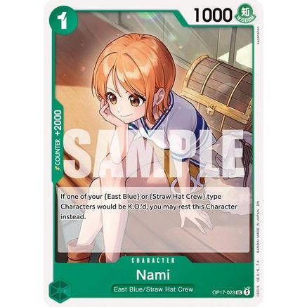 Nami (023) (OP17-023) - The World's Strongest Warriors