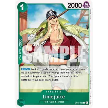 Limejuice (OP17-032) - The World's Strongest Warriors Foil
