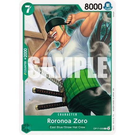 Roronoa Zoro (035) (OP17-035) - The World's Strongest Warriors