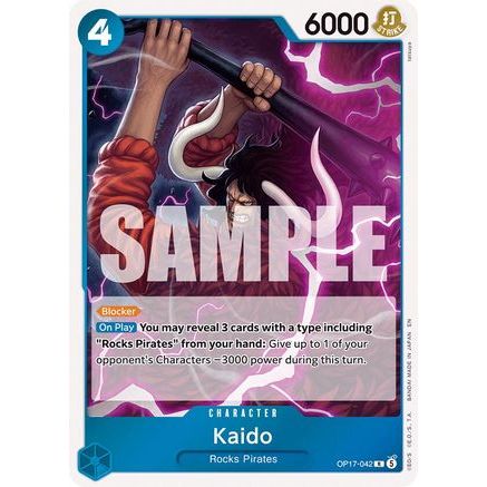 Kaido (042) (OP17-042) - The World's Strongest Warriors Foil