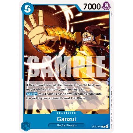 Ganzui (OP17-043) - The World's Strongest Warriors