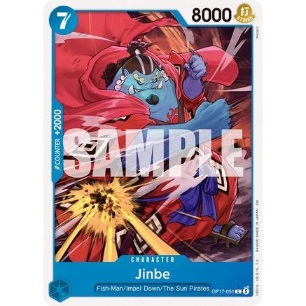 Jinbe (051) (OP17-051) - The World's Strongest Warriors