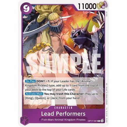 Lead Performers (OP17-061) - The World's Strongest Warriors Foil