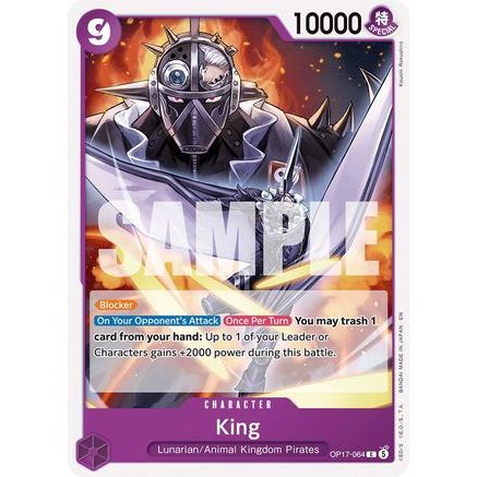 King (OP17-064) - The World's Strongest Warriors