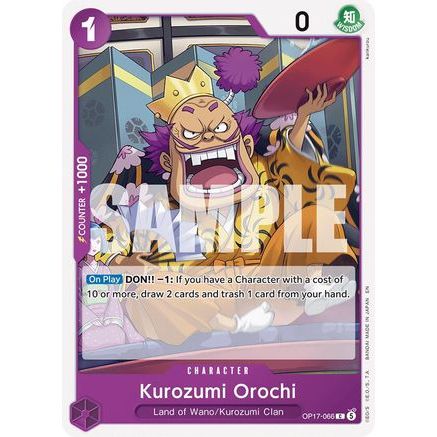 Kurozumi Orochi (OP17-066) - The World's Strongest Warriors