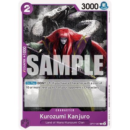 Kurozumi Kanjuro (OP17-067) - The World's Strongest Warriors