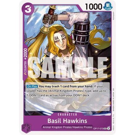 Basil Hawkins (OP17-073) - The World's Strongest Warriors
