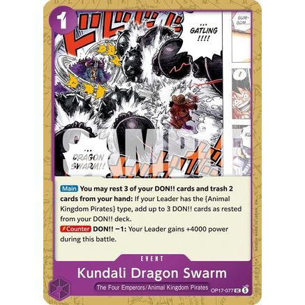 Kundali Dragon Swarm (OP17-077) - The World's Strongest Warriors