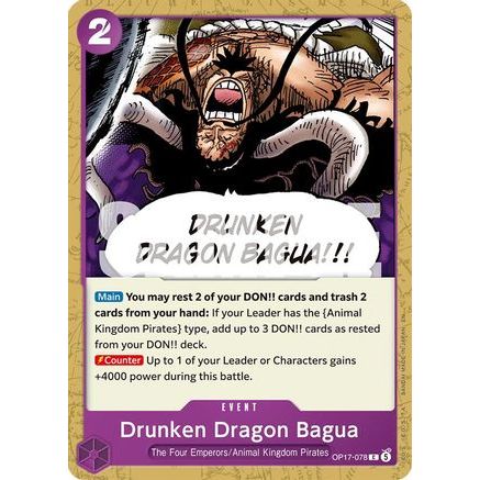 Drunken Dragon Bagua (OP17-078) - The World's Strongest Warriors