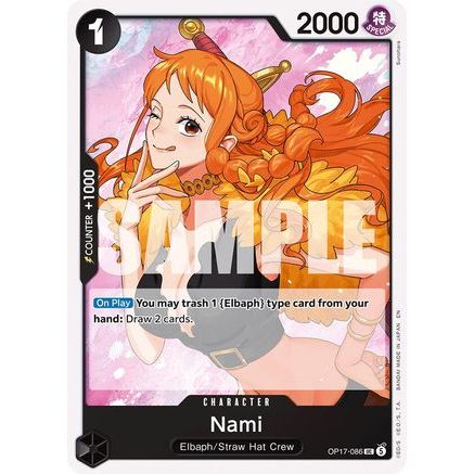 Nami (086) (OP17-086) - The World's Strongest Warriors