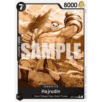 Hajrudin (Pandaman Art) (OP17-088) - The World's Strongest Warriors