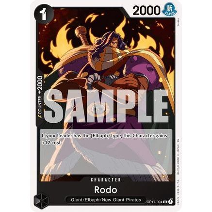 Rodo (OP17-094) - The World's Strongest Warriors