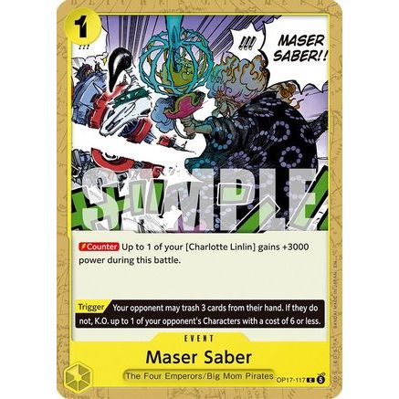Maser Saber (OP17-117) - The World's Strongest Warriors